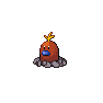 Shiny Alolan Diglett as it appears in Scarlet & Violet