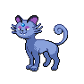 Shiny Alolan Persian as it appears in Sword & Shield
