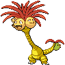 Shiny Alolan Exeggutor as it appears in Scarlet & Violet