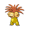 Shiny Exeggutor as it appears in Scarlet & Violet