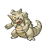 Shiny Rhydon as it appears in Sword & Shield