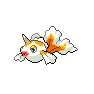 Shiny Goldeen as it appears in Brilliant Diamond & Shining Pearl