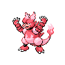 Shiny Magmar as it appears in Scarlet & Violet