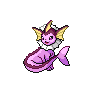Shiny Vaporeon as it appears in Brilliant Diamond & Shining Pearl