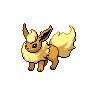 Shiny Flareon as it appears in Sword & Shield