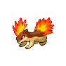 Shiny Quilava as it appears in Scarlet & Violet