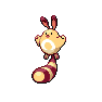 Shiny Sentret as it appears in Scarlet & Violet