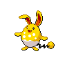 Shiny Azumarill as it appears in Scarlet & Violet