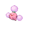 Shiny Jumpluff as it appears in Scarlet & Violet