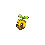 Shiny Sunkern as it appears in Brilliant Diamond & Shining Pearl