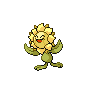 Shiny Sunflora as it appears in Scarlet & Violet