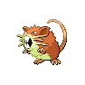 Shiny Raticate as it appears in Brilliant Diamond & Shining Pearl