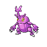 Shiny Heracross as it appears in Brilliant Diamond & Shining Pearl