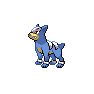 Shiny Houndour as it appears in Brilliant Diamond & Shining Pearl