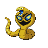 Shiny Arbok as it appears in Brilliant Diamond & Shining Pearl