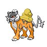 Shiny Raikou as it appears in Sword & Shield