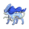 Shiny Suicune as it appears in Sword & Shield