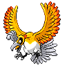 Shiny Ho-Oh as it appears in Scarlet & Violet