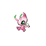 Shiny Celebi as it appears in Brilliant Diamond & Shining Pearl