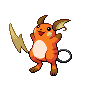 Shiny Raichu as it appears in Scarlet & Violet