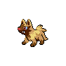 Shiny Poochyena as it appears in Brilliant Diamond & Shining Pearl