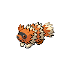 Shiny Zigzagoon as it appears in Sword & Shield