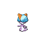 Shiny Ralts as it appears in Brilliant Diamond & Shining Pearl