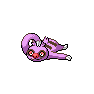 Shiny Slakoth as it appears in Brilliant Diamond & Shining Pearl