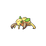 Shiny Nincada as it appears in Brilliant Diamond & Shining Pearl