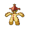 Shiny Cacturne as it appears in Scarlet & Violet