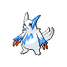 Shiny Zangoose as it appears in Scarlet & Violet