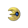 Shiny Lunatone as it appears in Sword & Shield