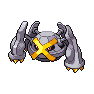 Shiny Metagross as it appears in Brilliant Diamond & Shining Pearl