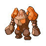 Shiny Regirock as it appears in Scarlet & Violet