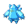 Shiny Regice as it appears in Brilliant Diamond & Shining Pearl