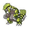 Shiny Groudon as it appears in Brilliant Diamond & Shining Pearl