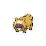 Shiny Bidoof as it appears in Brilliant Diamond & Shining Pearl