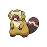 Shiny Bibarel as it appears in Brilliant Diamond & Shining Pearl