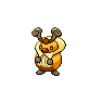 Shiny Kricketot as it appears in Brilliant Diamond & Shining Pearl