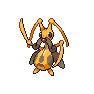 Shiny Kricketune as it appears in Brilliant Diamond & Shining Pearl