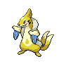 Shiny Floatzel as it appears in Brilliant Diamond & Shining Pearl