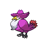 Shiny Honchkrow as it appears in Scarlet & Violet
