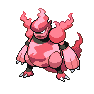 Shiny Magmortar as it appears in Sword & Shield