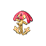 Shiny Mesprit as it appears in Scarlet & Violet