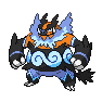 Shiny Emboar as it appears in Scarlet & Violet