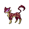 Shiny Liepard as it appears in Sword & Shield