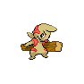 Shiny Timburr as it appears in Sword & Shield