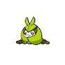 Shiny Swadloon as it appears in Scarlet & Violet