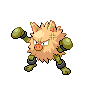 Shiny Primeape as it appears in Brilliant Diamond & Shining Pearl