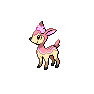 Shiny Deerling as it appears in Scarlet & Violet